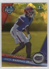 2023 Bowman U Chrome Sapphire Edition Yellow 42/75 Jason Marshall Jr #18 3hd