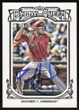 2013 Topps Gypsy Queen White Frame Paul Goldschmidt Auto Diamondbacks #112 COA