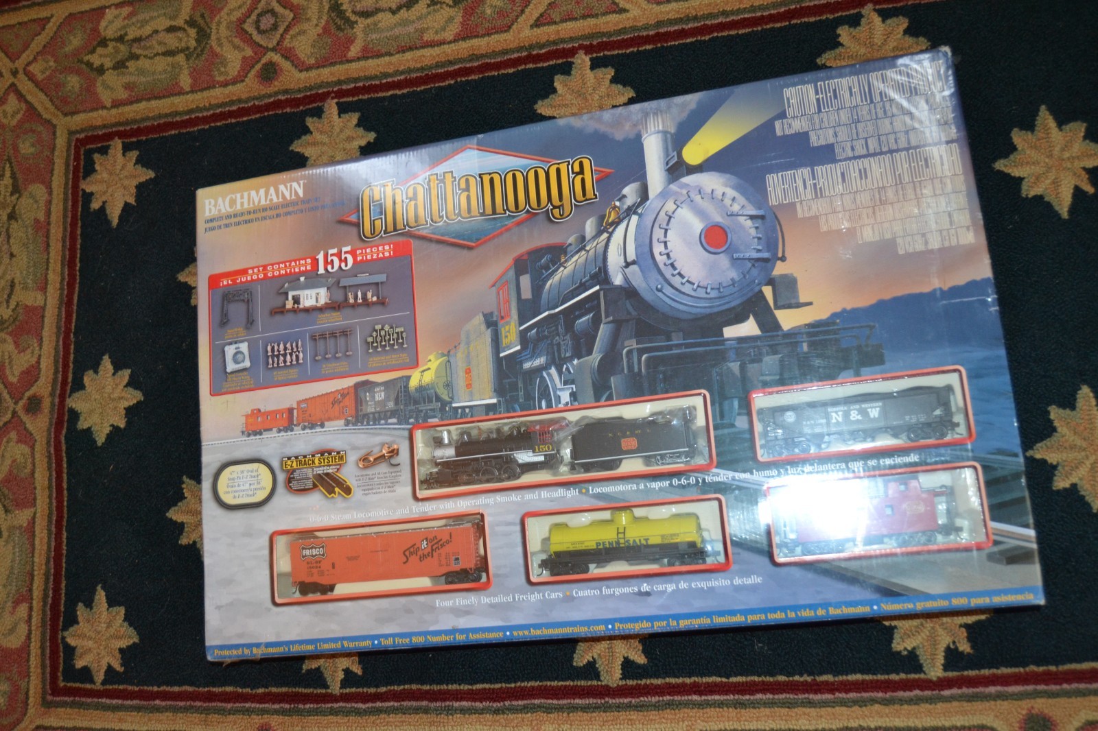 Bachmann Chattanooga 155Pc Ready To Run HO Scale Electric Train Set New ...
