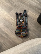 The Collection Royal Vintage 90s Boho Hippie Woven Cotton Backpack Made in Nepal