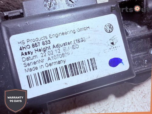 2010 - 2016 AUDI A8 S8 SEAT BELT ADJUSTMENT MOTOR 4H0867833 OEM - Picture 7 of 7