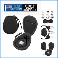 Sleek Black Hard Case for All SHOKZ Bone Conduction Headphones - Travel Ready