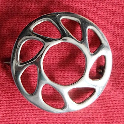 Brosche Silber Gispert Dunker Kautokeino Norwegen
