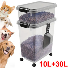 30Lbs. 11Lbs. Airtight Pet Food Container Dog  Cat Food Storage Bin with Scoop