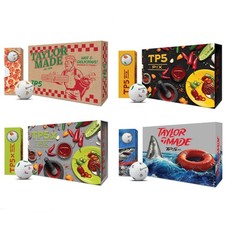 TaylorMade TP5 / PIX 1 Dozen Golf Balls Pizza Party Pappers Sharks JAPAN NEW