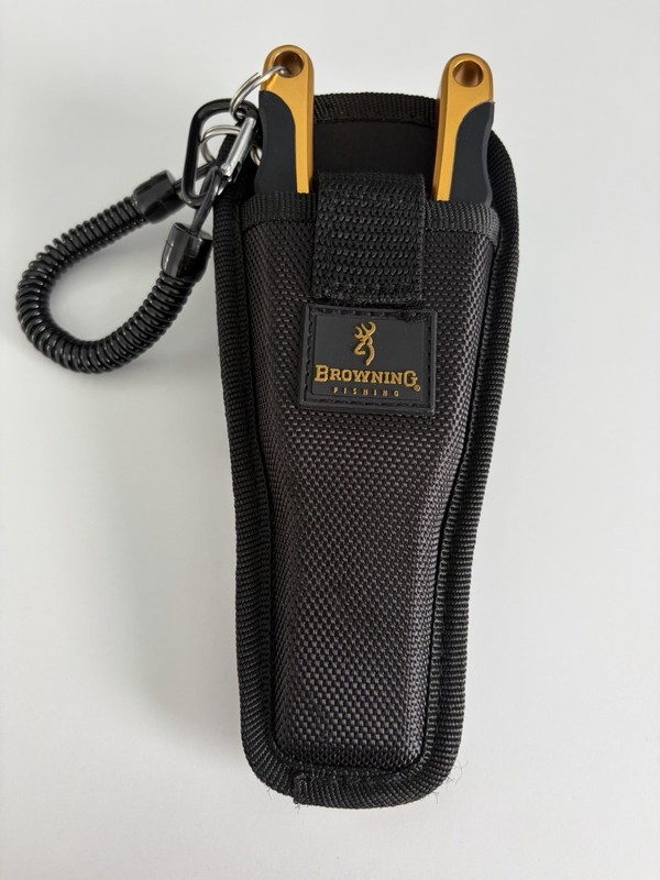Browning 7” Aluminum Fishing Pliers w/ Attached Extended Cord and Case