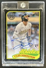 2024 Topps Tyler Soderstrom 1989 35th Anniversary Auto Autograph RC Black #/199