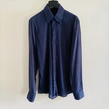 ALEXANDER MCQUEEN Early 2000s Archive Fly-Front Long Sleeve Shirt M