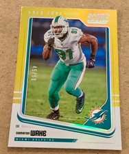 2018 Score #191 Cameron Wake Gold Zone Foil 45/50 Dolphins