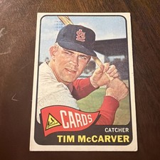 1965 Topps Set-Break #294 Tim Mccarver Very Good Condition. Great Centering 