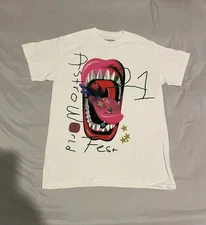 Travis Scott Travis Scott Astroworld Mouth T Shirt Size S-5XL