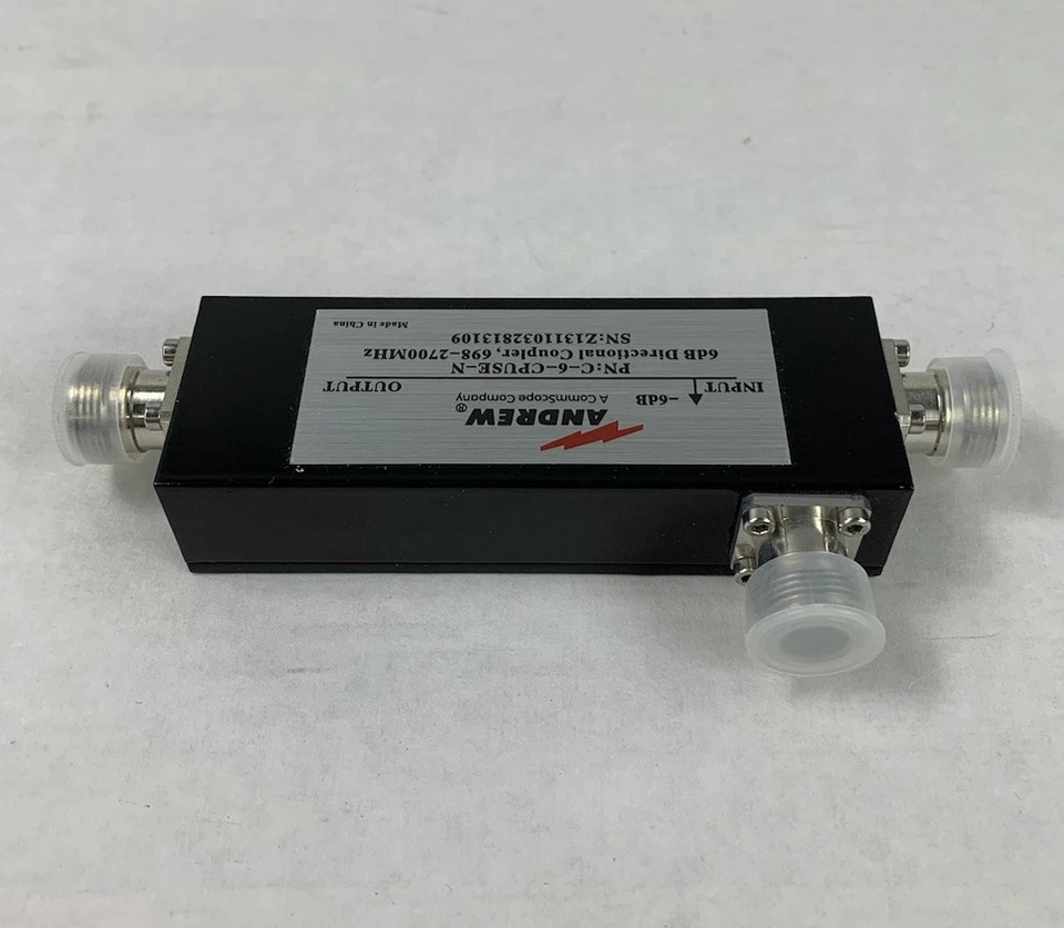 Acoplador direccional Andrew C-6-CPUSE-N 6dB 698-2700 MHz Foto 4 de 4