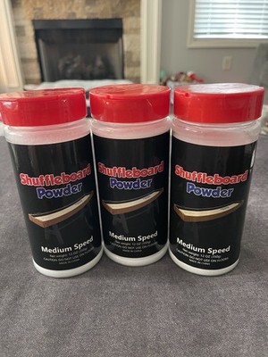 3 Pk Shuffleboard Powder Medium Speed 12 Oz NEW