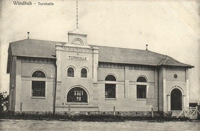 PC AFRICA NAMIBIA GERMAN SW AFRICA WINDHOEK WINDHUK TURNHALLE (b63985)