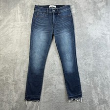 Abercrombie  Fitch Jeans Women's 0s/25 Blue The Super Skinny Ankle Mid Rise