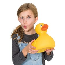 Large 8"x8" Yellow Rubber Duck Floating Pool Bath Tub Toy Child Water Play Decor