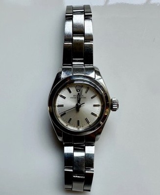 Vintage Rolex Oyster Perpetual 25mm 6718 No Reserve Auction *
