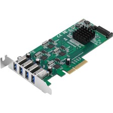 SIIG JUP40811S1 4-Port USB 3.0 PCIe Card