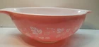 Vintage Pyrex Pink Gooseberry Cinderella Mixing Bowl #444 4 Qt EXCELLENT COND