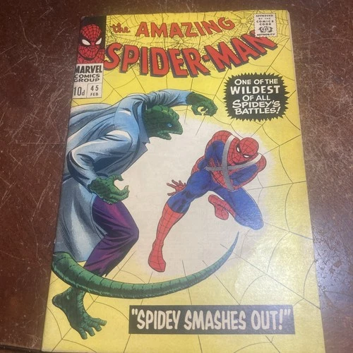 Amazing Spider-Man #45 - 3rd Appearance of the Lizard (1967)