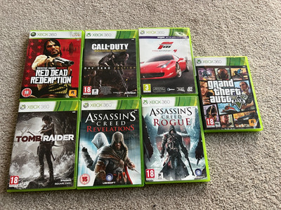 Xbox 360 Spielepaket - 7 Spiele: GTA 5, Red Dead Redemption, Forza 4 & mehr