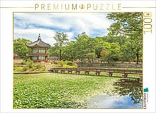 CALVENDO Puzzle Hyangwonjeong Pavillon, Palastanlage in Seoul, S dkorea.  1000
