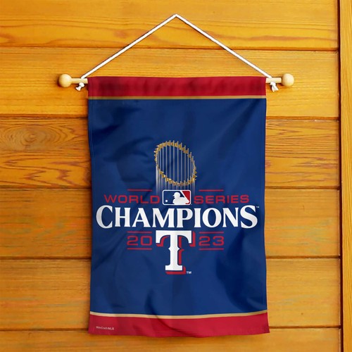 Texas Rangers MLB 2023 World Champions Garden Flag - 第 3/4 張圖片