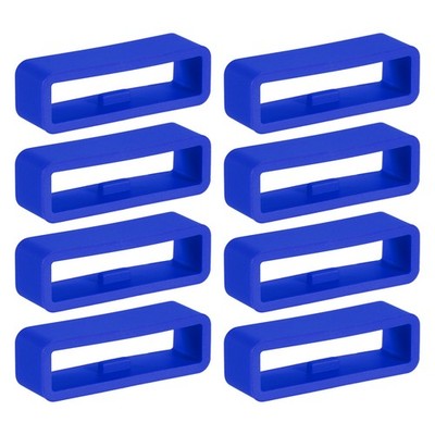 8 Pcs Watch Band Holder Loop, 26mm Universal Watch Replacement Band, Blue