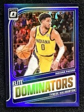 2024-25 Panini Donruss Optic - Elite Dominators Tyrese Haliburton #9 BLUE 01/49