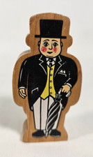 Vintage Thomas  Friends Sir Topham Hatt Wooden Figure 2001 Guliane Ltd