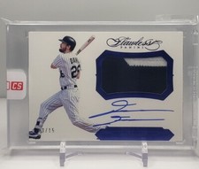 2017 Flawless David Dahl Sapphire Rookie Patch Auto /15 - Sealed Redemption