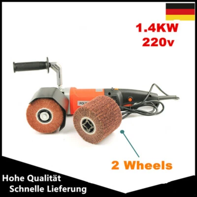Satiniermaschine Polierer Schleifmaschine Poliermaschine Bürstenschleifer 1.4KW