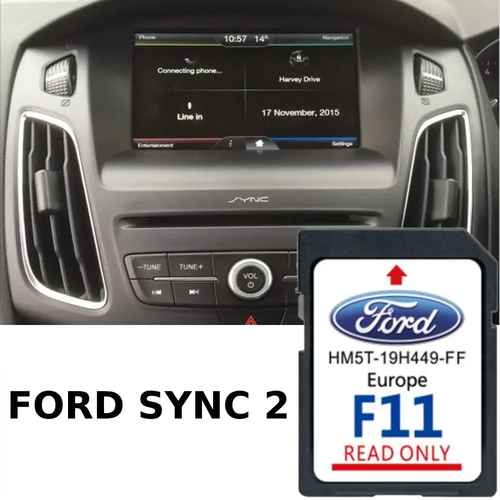 FORD SYNC 2 2023 F11 Sat Nav UPDATE SD Card FOCUS GALAXY KUGA MONDEO S