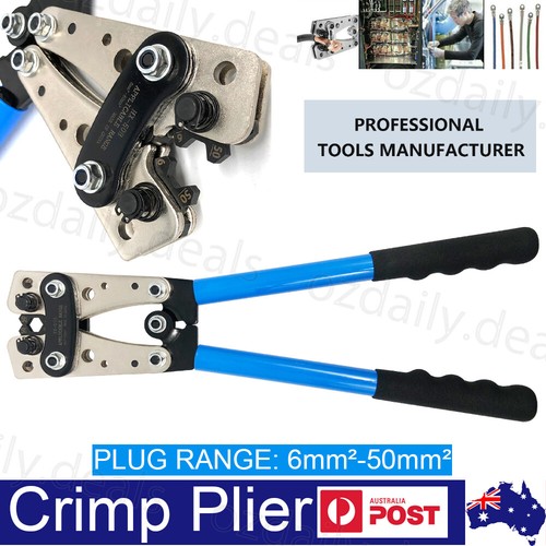 650mm² Wire Crimper Cable Crimping Plier Terminal Anderson Plug Crimp
