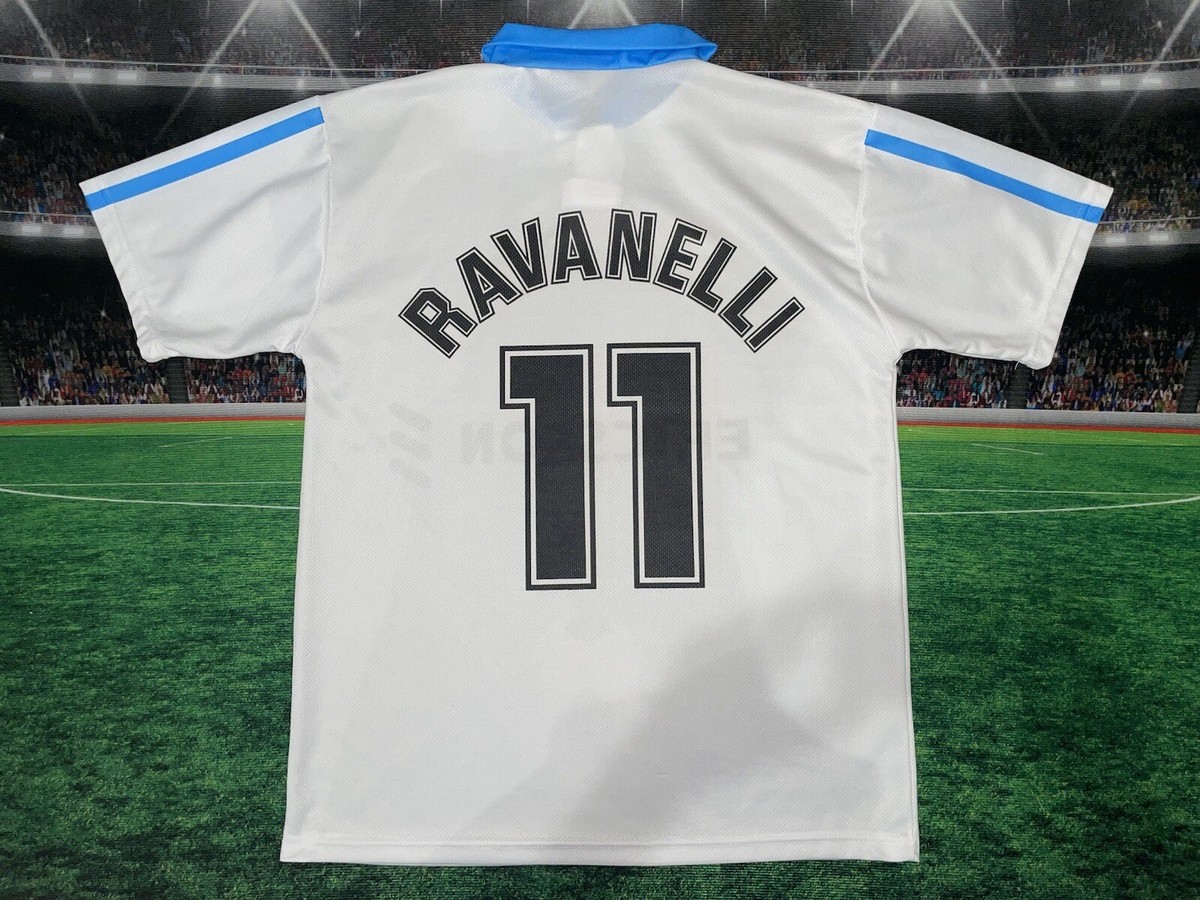 Fabrizio Ravanelli #11 Olympique de Marseille Men's Soccer Jersey