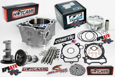 Yamaha YFZ450 Big Bore Kit 98mm Stage 3 Hotcams CP-Carrillo Piston Titanium Stud