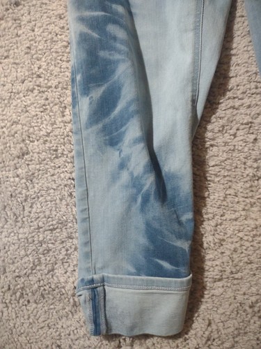 J. Jill Denim High Rise Cropped Women's Acid Wash Blue Jeans Size 12 - Picture 3 of 16