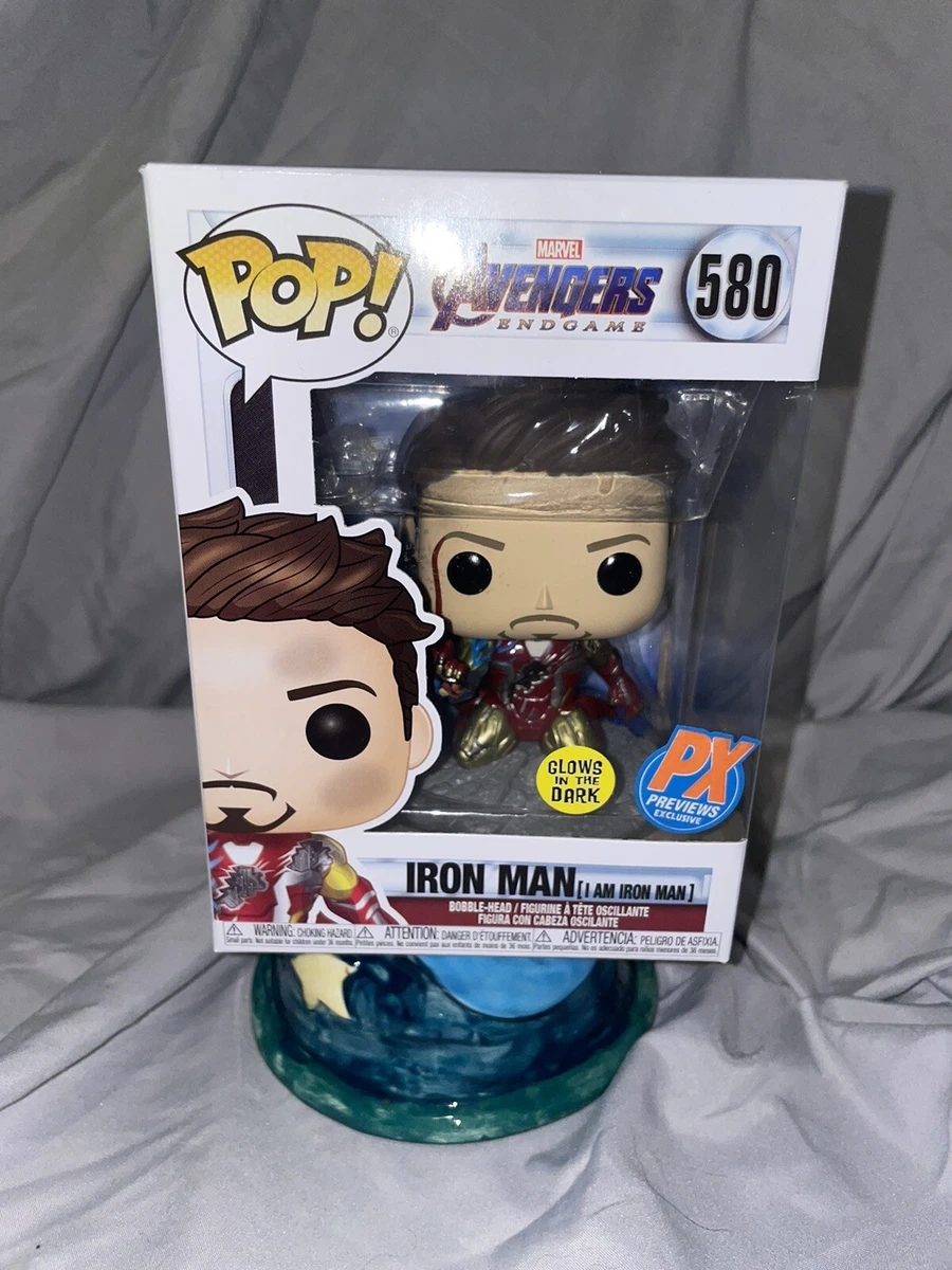 Endgame I Am Iron Man Funko Pop - Avengers Endgame Glow in the Dark Iron  Man Pop