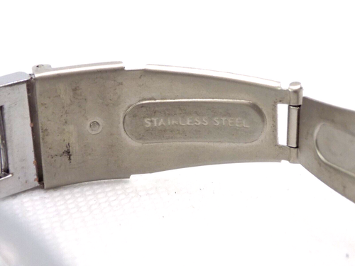 Vintage GENEVA Daytona Chronograph-Style Silver-Tone Date Quartz Watch Works! - Picture 15 of 17