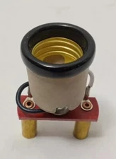 Junior G38 Bipin E26 Edison Screw Base Light Bulb Socket Adapter Mole Arri 2k 5k