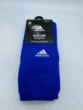 1 Pair ADIDAS SOCCER METRO Over the Calf SOCKS Blue, Sz M Men Women Youth