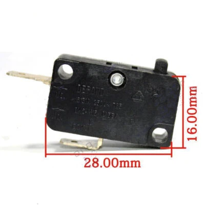 4pcs For DEFOND DMC-1115 Micro Limit Switch 2 Pins 15A 250VAC NC Com Pin No Rod