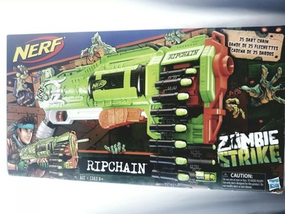 nerf zombie ripchain combat blaster