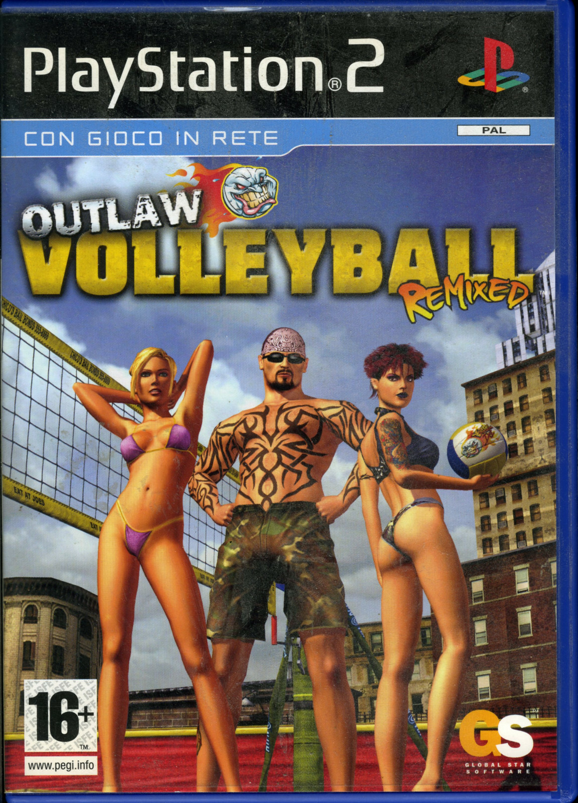 OUTLAW VOLLEYBALL REMIXED  - PS2 ( PAL ) Manuale ITA