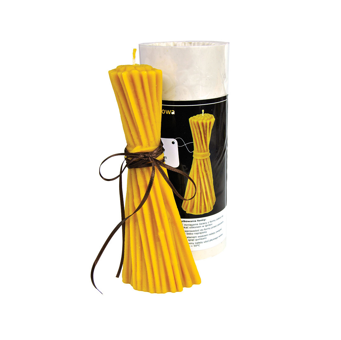 Kerzengießform Strohbündel Silikonform Kerzen Bienenwachs Ostern Weihnachten