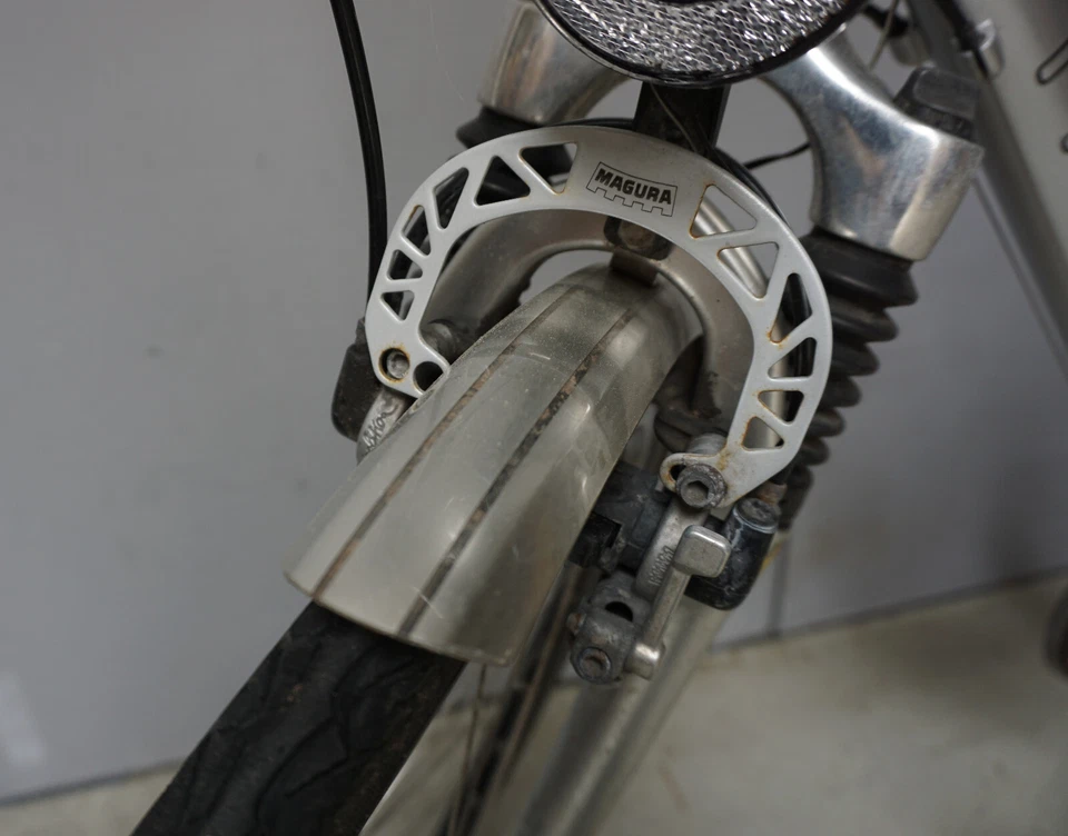 Framework Atlanta Herren Fahrrad Rad Aluminium silber 28 Zoll oldschool (A23-409 - Bild 3 von 4