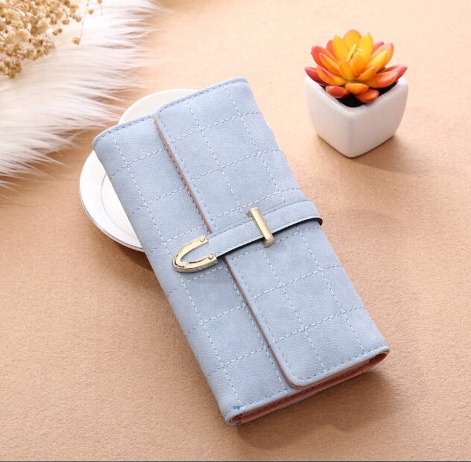 Women Purse Thread Plaid Leather Fashion Design With Polyester Phone