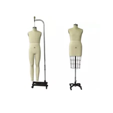 Size 36-42 Pro Half Body or Full Body Male Dress Form Mannequin with Arm