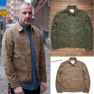 slim fit waxed jacket
