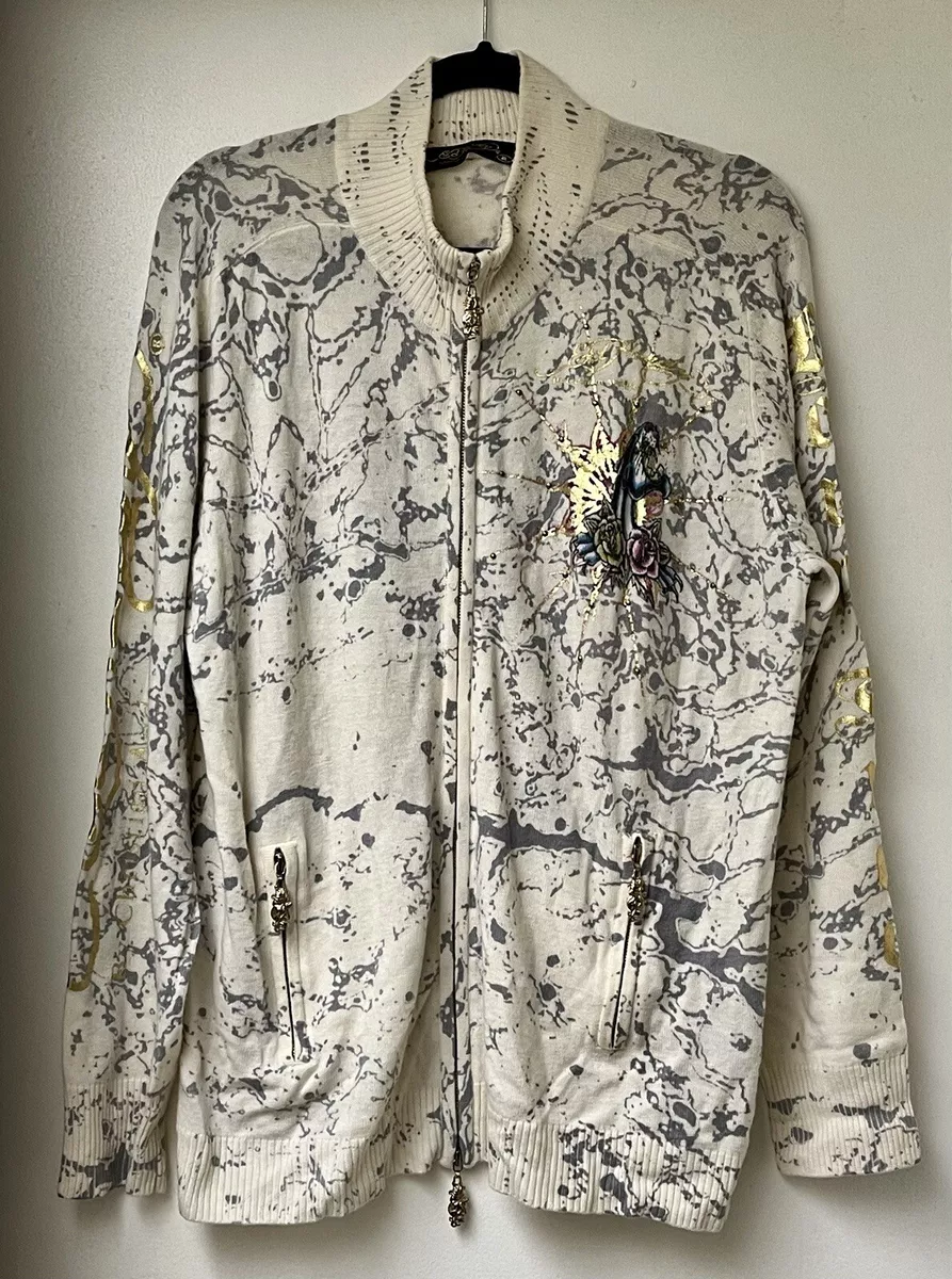 Ed hardy deals cardigan